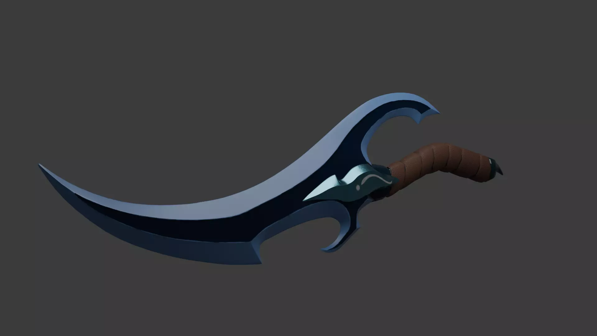 Ice Dagger 3D model_0