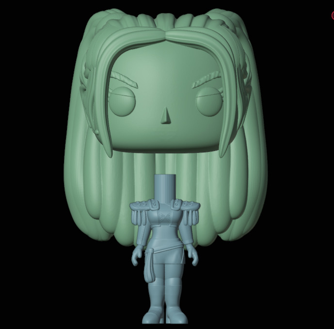 Rumi Zoey and Mira funko pops from kpop demon hunters 3D print model_3