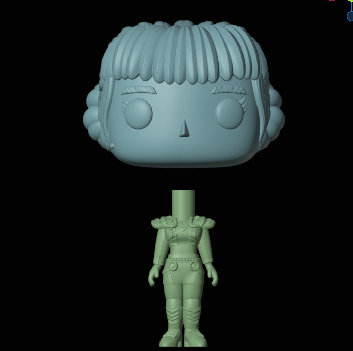 Rumi Zoey and Mira funko pops from kpop demon hunters 3D print model_2