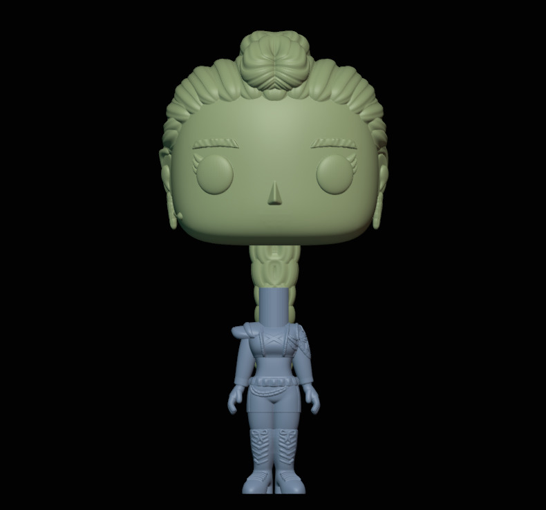 Rumi Zoey and Mira funko pops from kpop demon hunters 3D print model_1