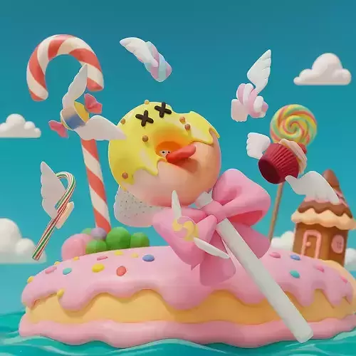 butterfly net with Donut design Candy Catcher with Wings