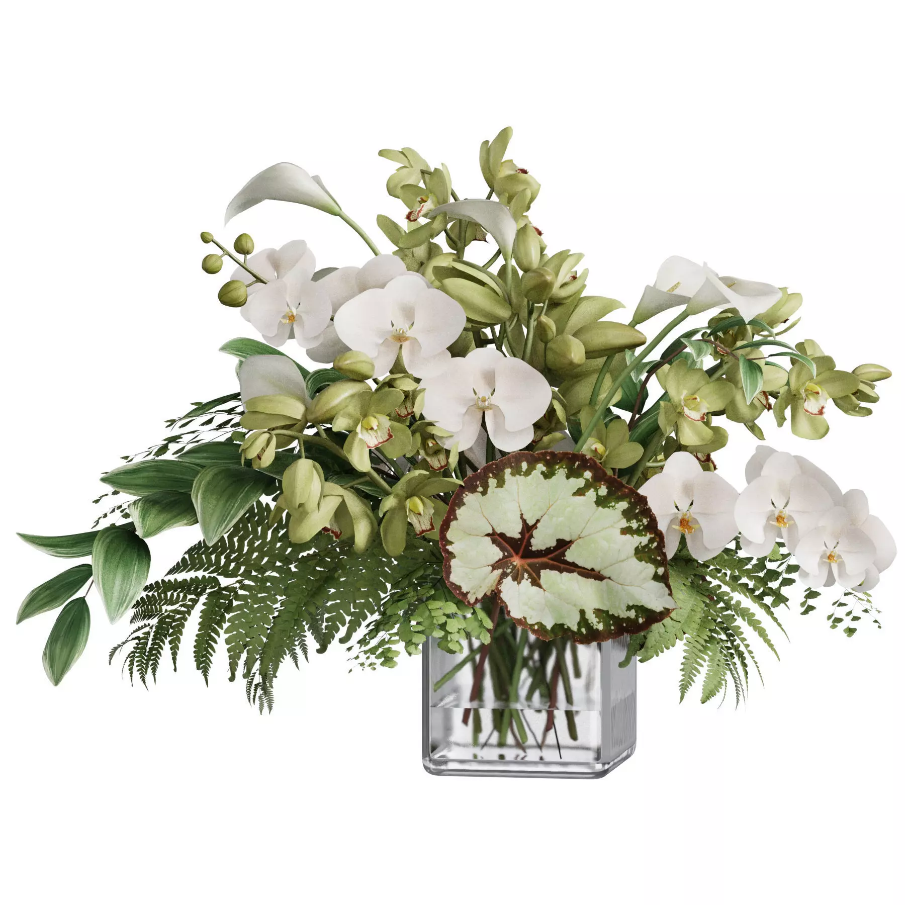 Flower In Vase 79 3D model_0