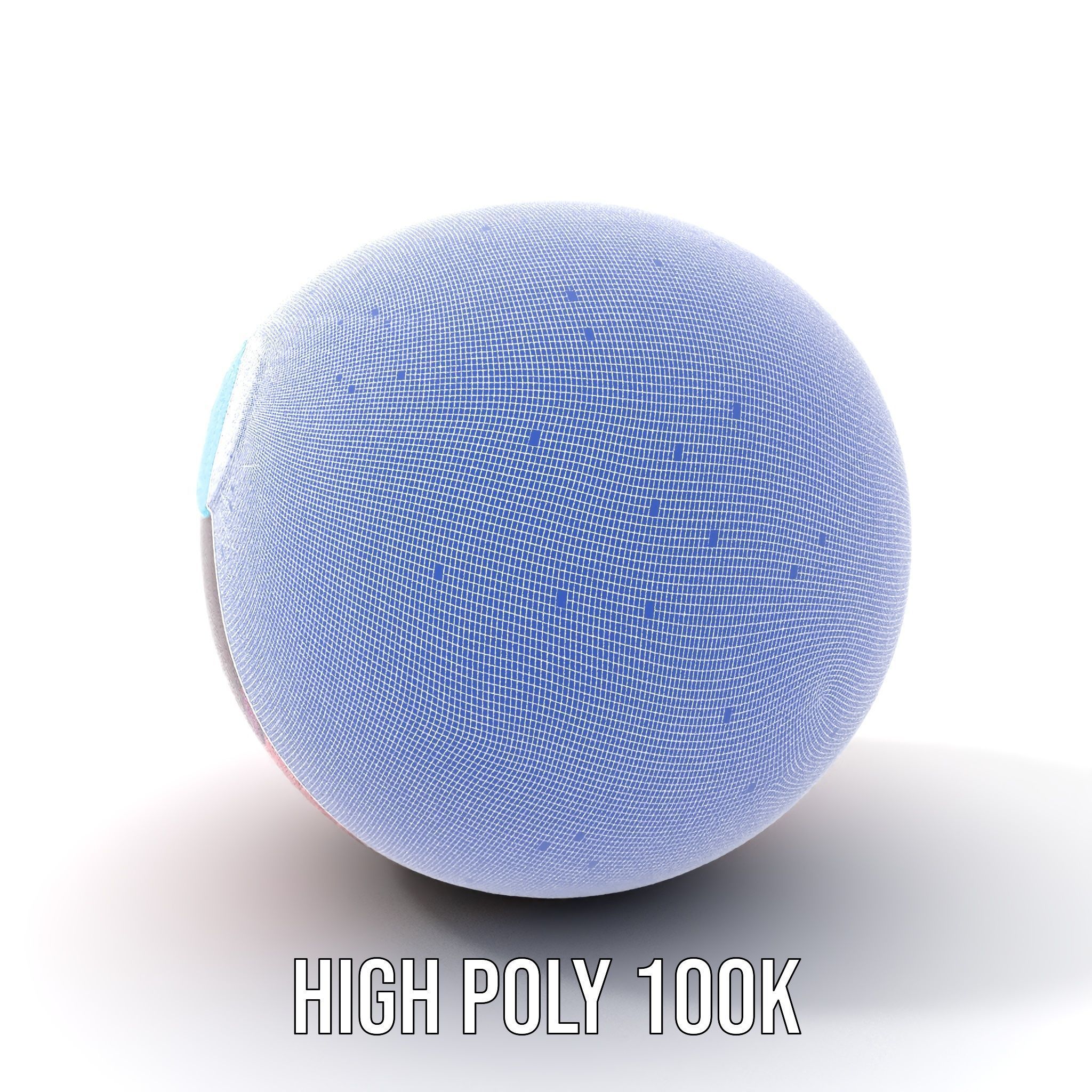 Colorful Beach Ball Model Pack Low-poly 3D model_4