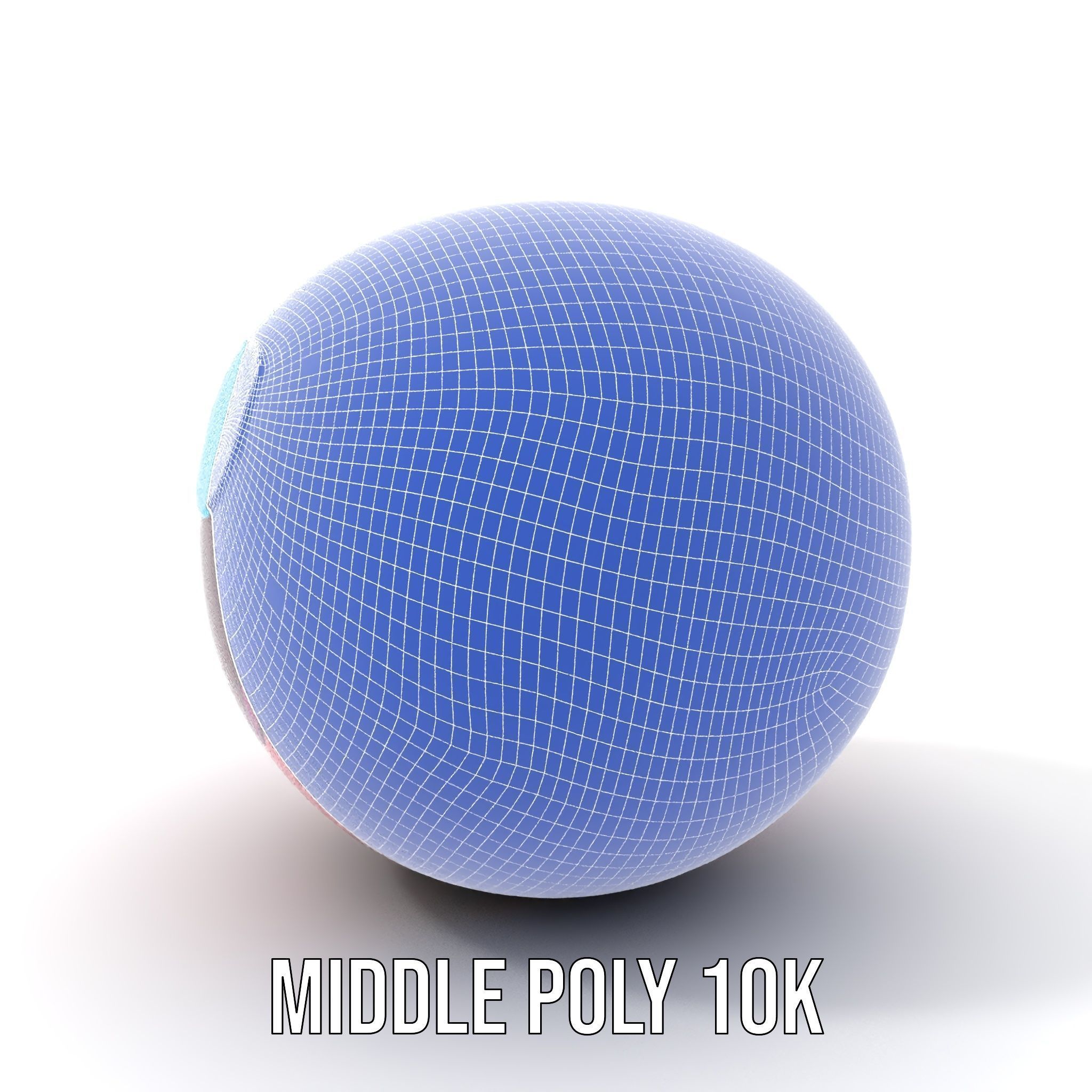 Colorful Beach Ball Model Pack Low-poly 3D model_18