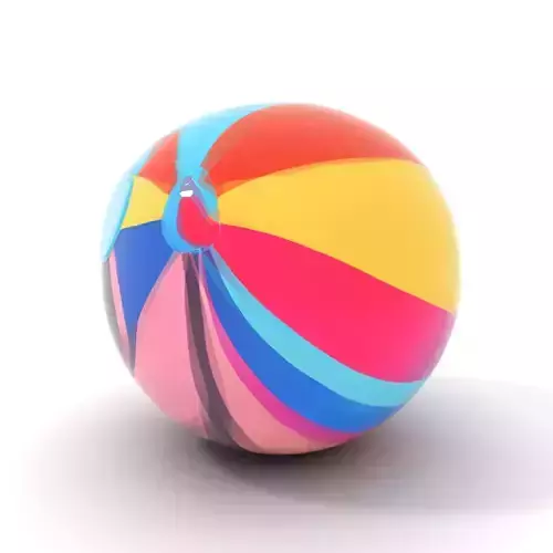 Colorful Beach Ball Model Pack
