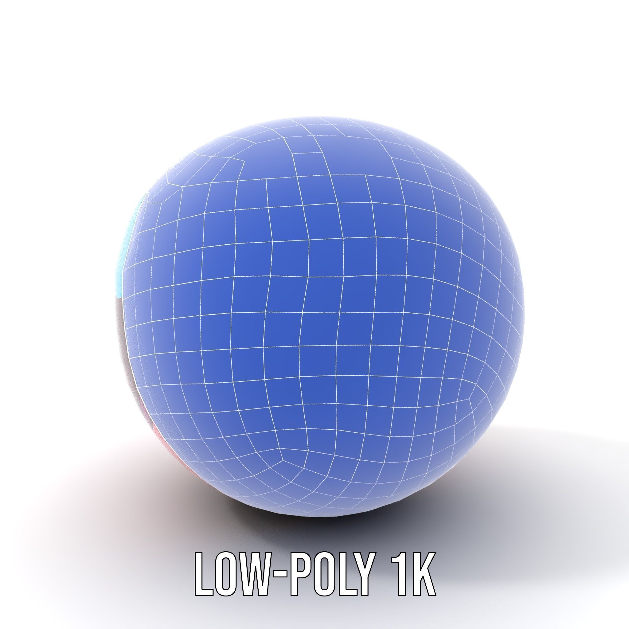 Colorful Beach Ball Model Pack Low-poly 3D model_30