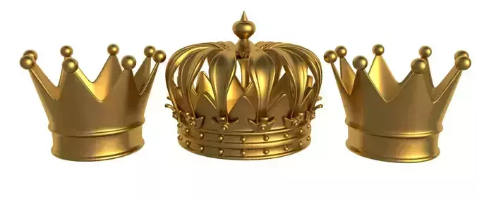 Gold Crown 3D model