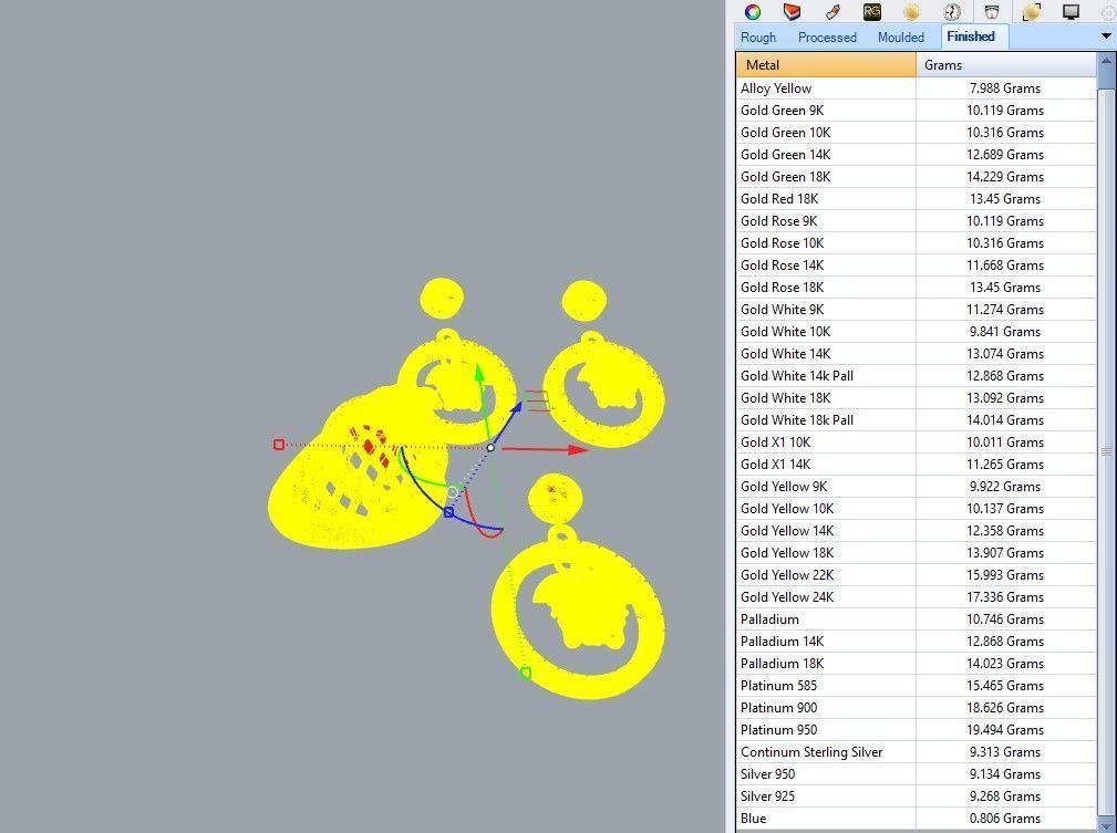 Branded design mini set 3D print model_5