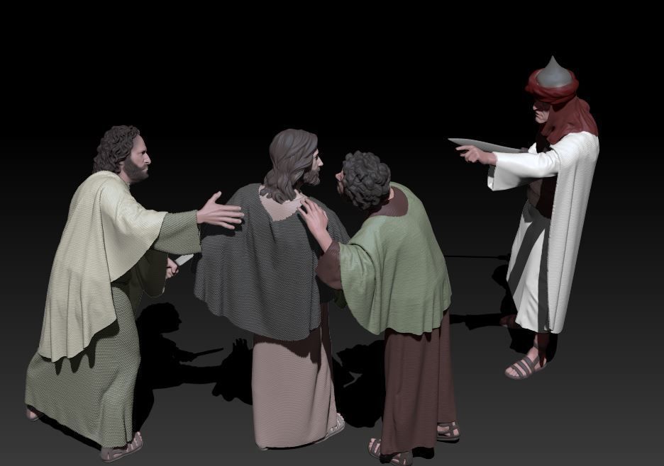 Kiss of Juda 3D print model_2