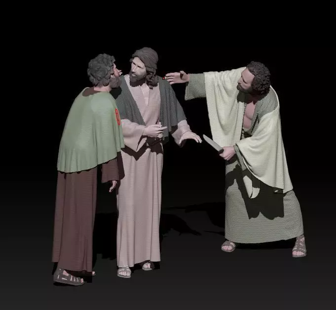 Kiss of Juda 3D print model_0