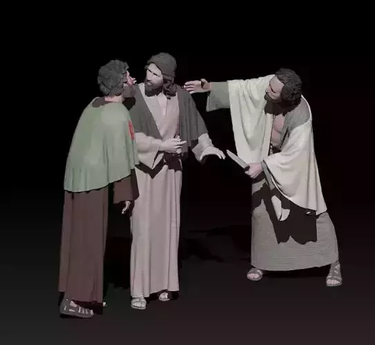 Kiss of Juda 3D print model Kiss of Juda 3D print model