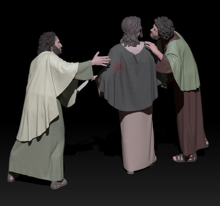 Kiss of Juda 3D print model_4