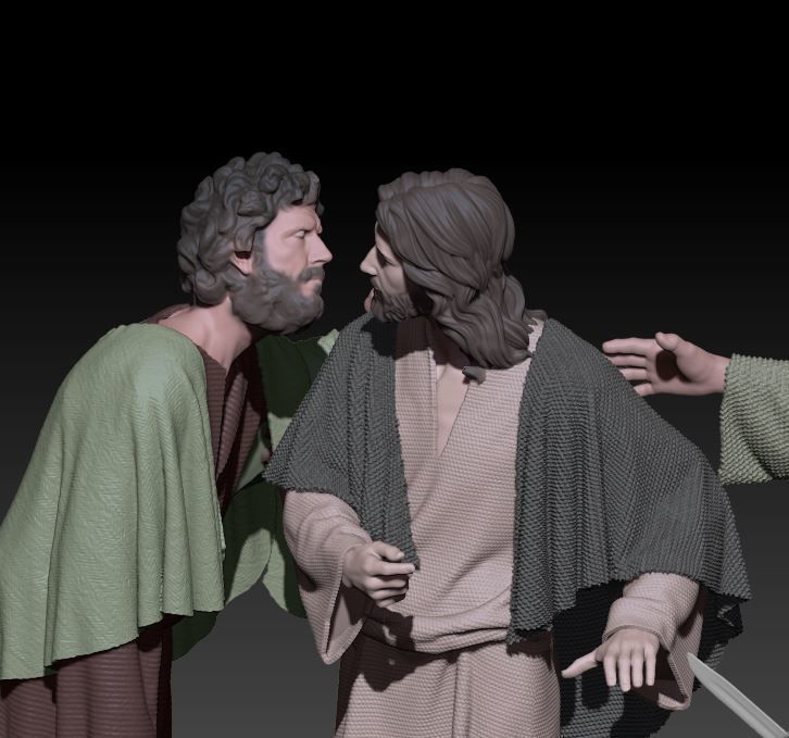 Kiss of Juda 3D print model_10