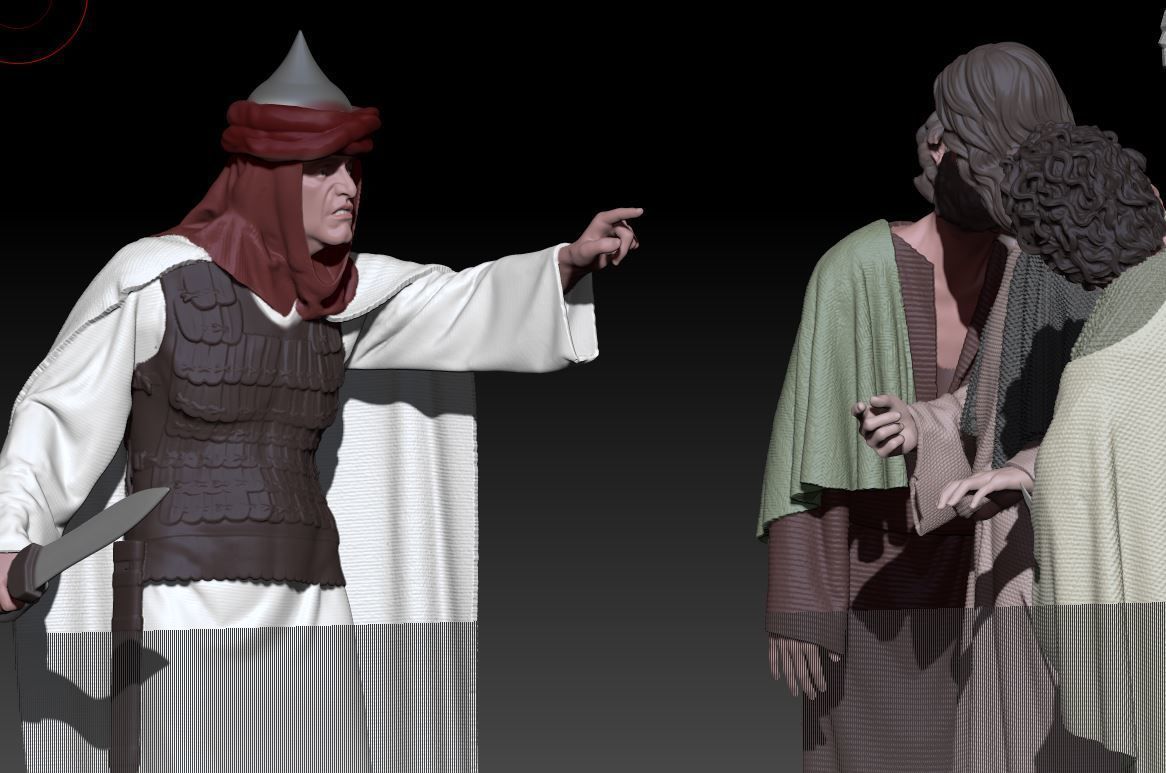 Kiss of Juda 3D print model_9