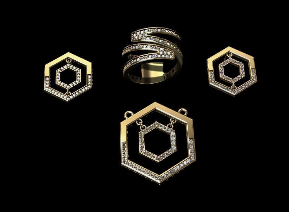 Light two piece mini set 3D print model_2