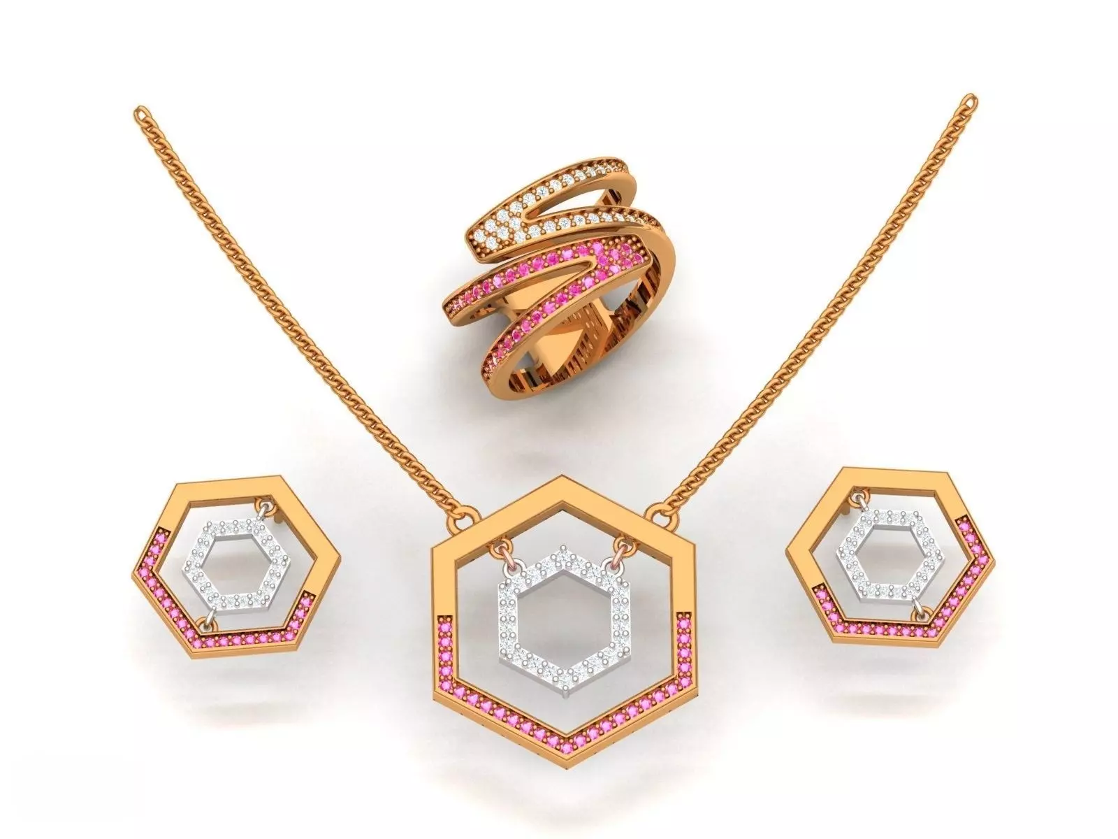 Light two piece mini set 3D print model_0