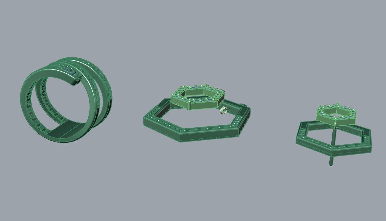 Light two piece mini set 3D print model_3