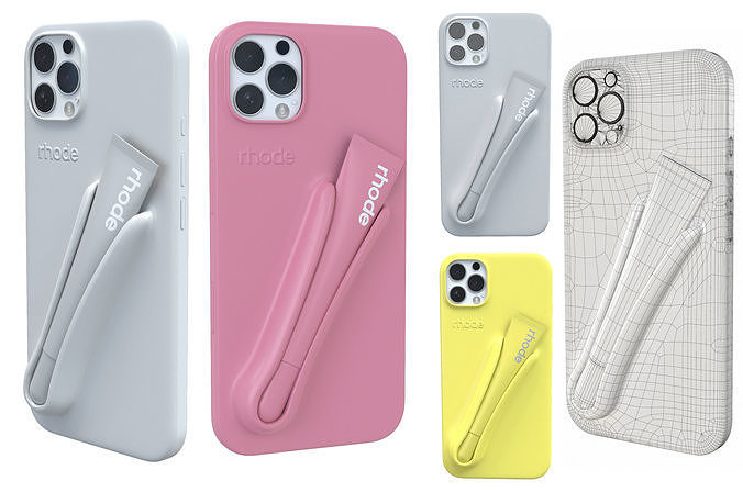 Rhode Phone Lipstick Case Low-poly 3D model