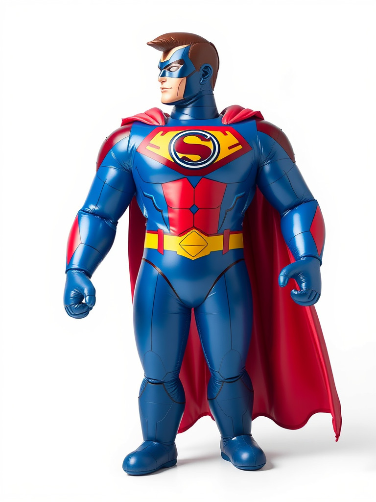 Superhero Action Figure Model Pack Low-poly 3D model_2