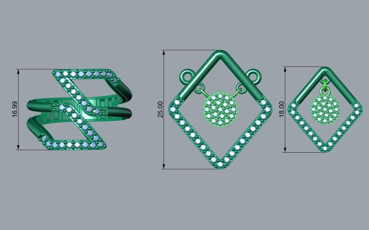 Light two piece mini set 3D print model_1