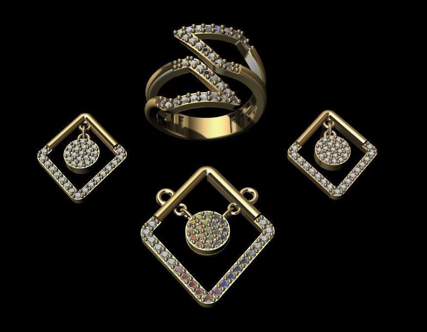 Light two piece mini set 3D print model_2