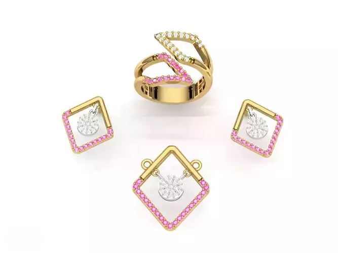 Light two piece mini set 3D print model