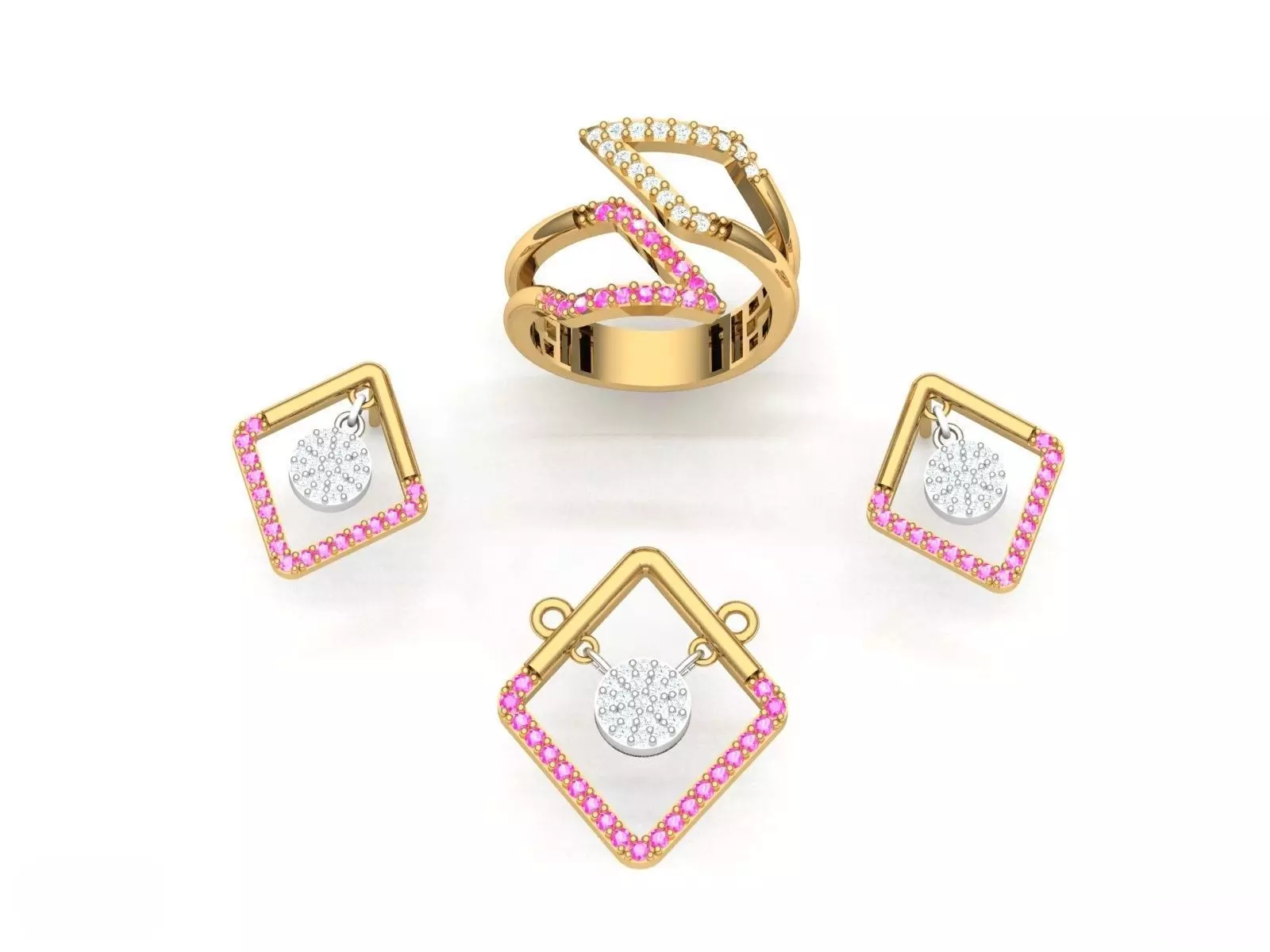 Light two piece mini set 3D print model_0