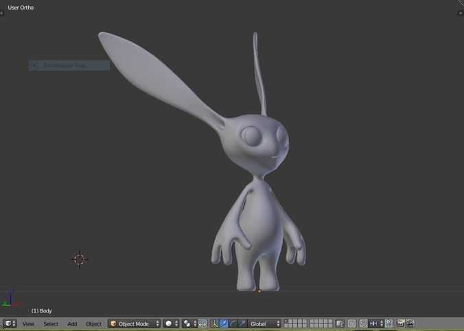 Alien Creature base mesh