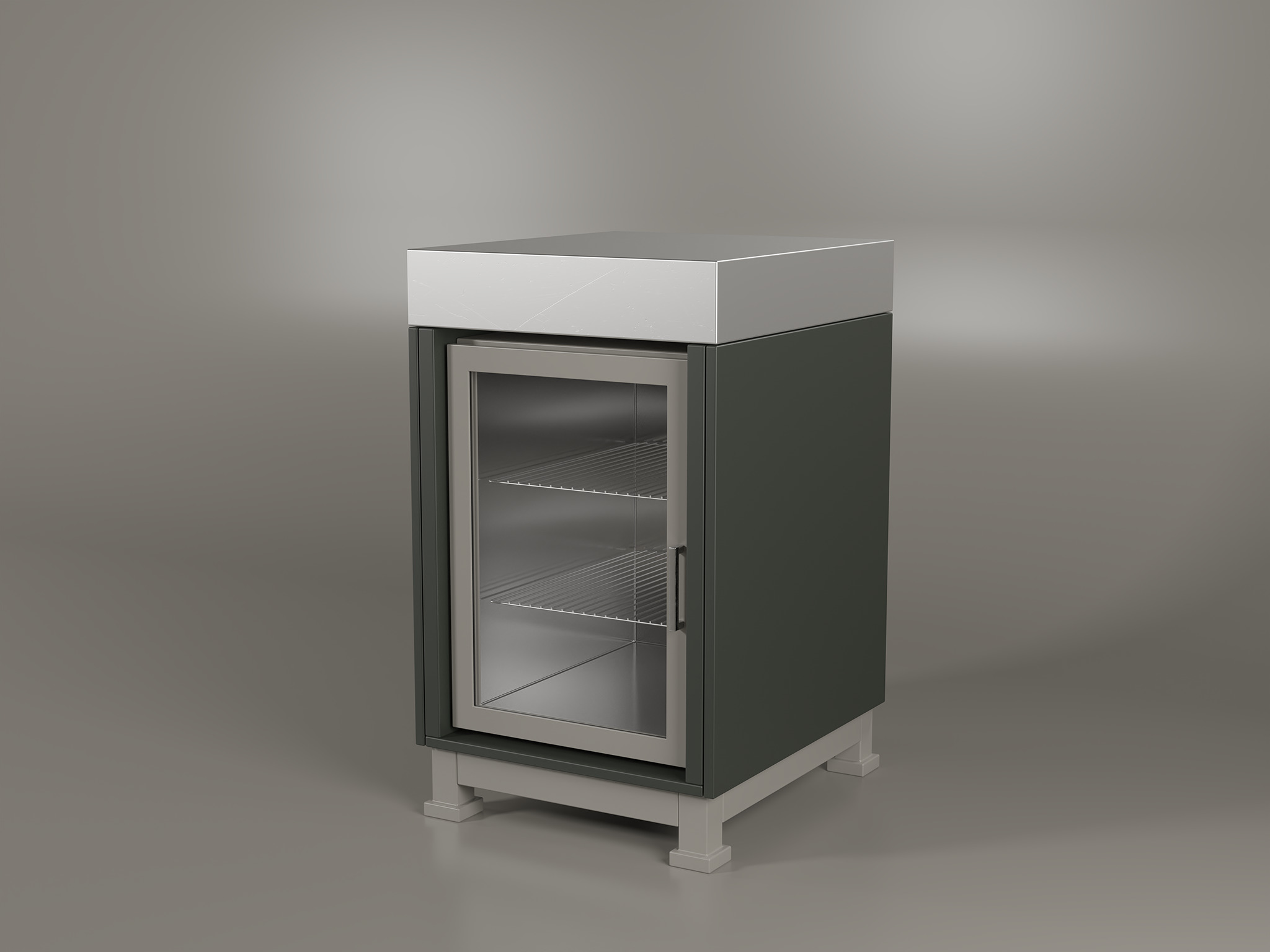 Modern Outdoor Kitchen 02 3D model_9