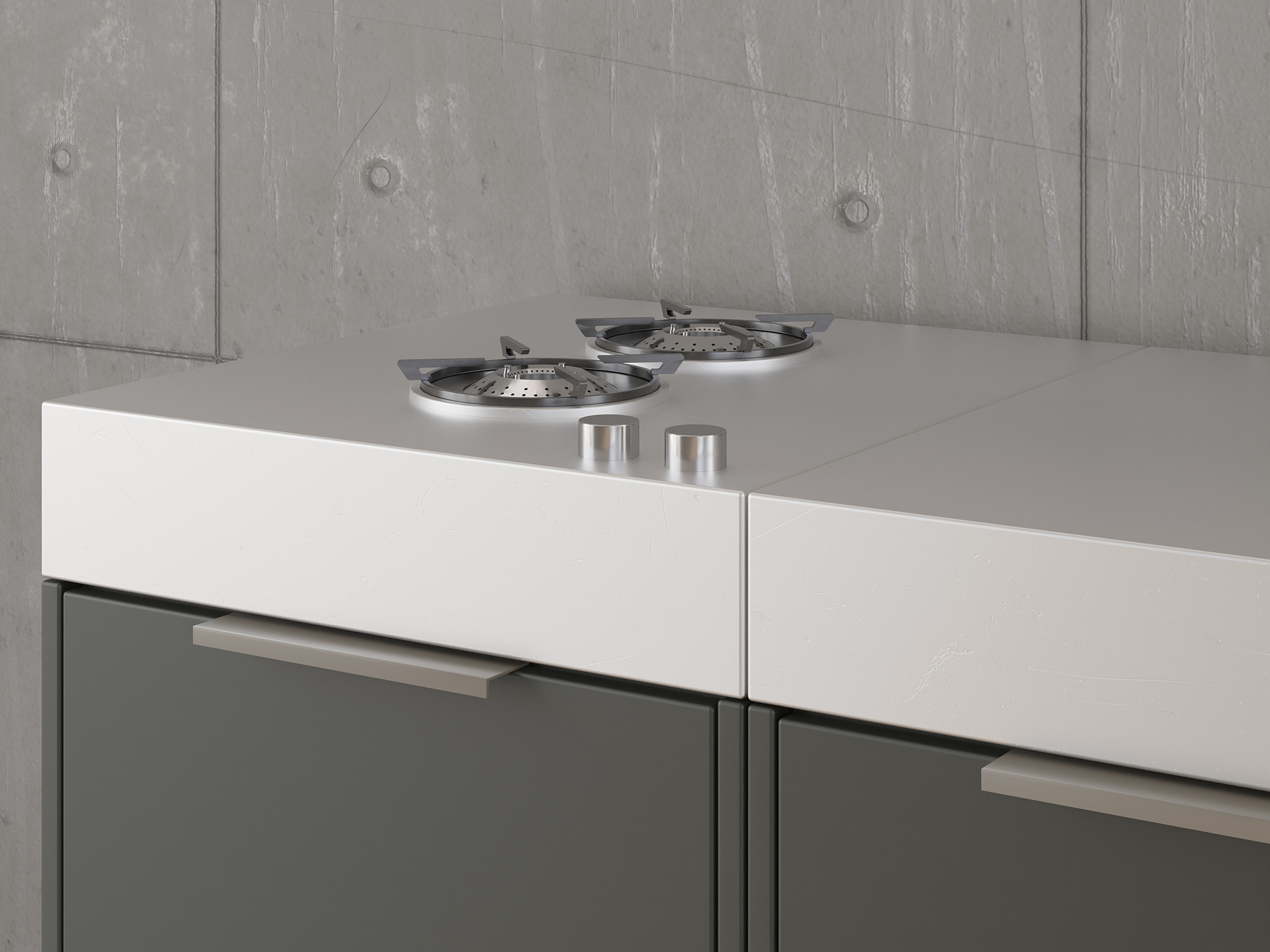 Modern Outdoor Kitchen 02 3D model_3