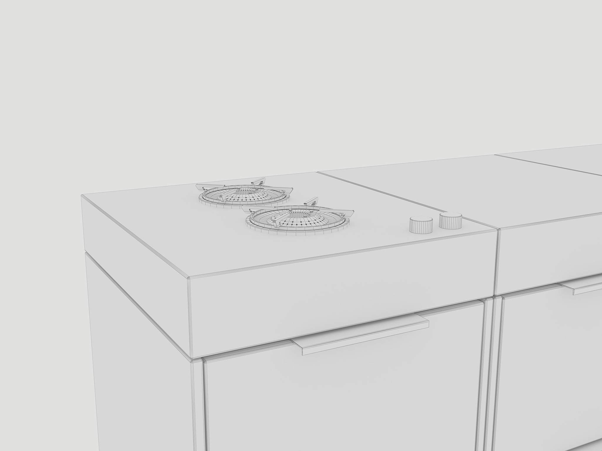 Modern Outdoor Kitchen 02 3D model_13