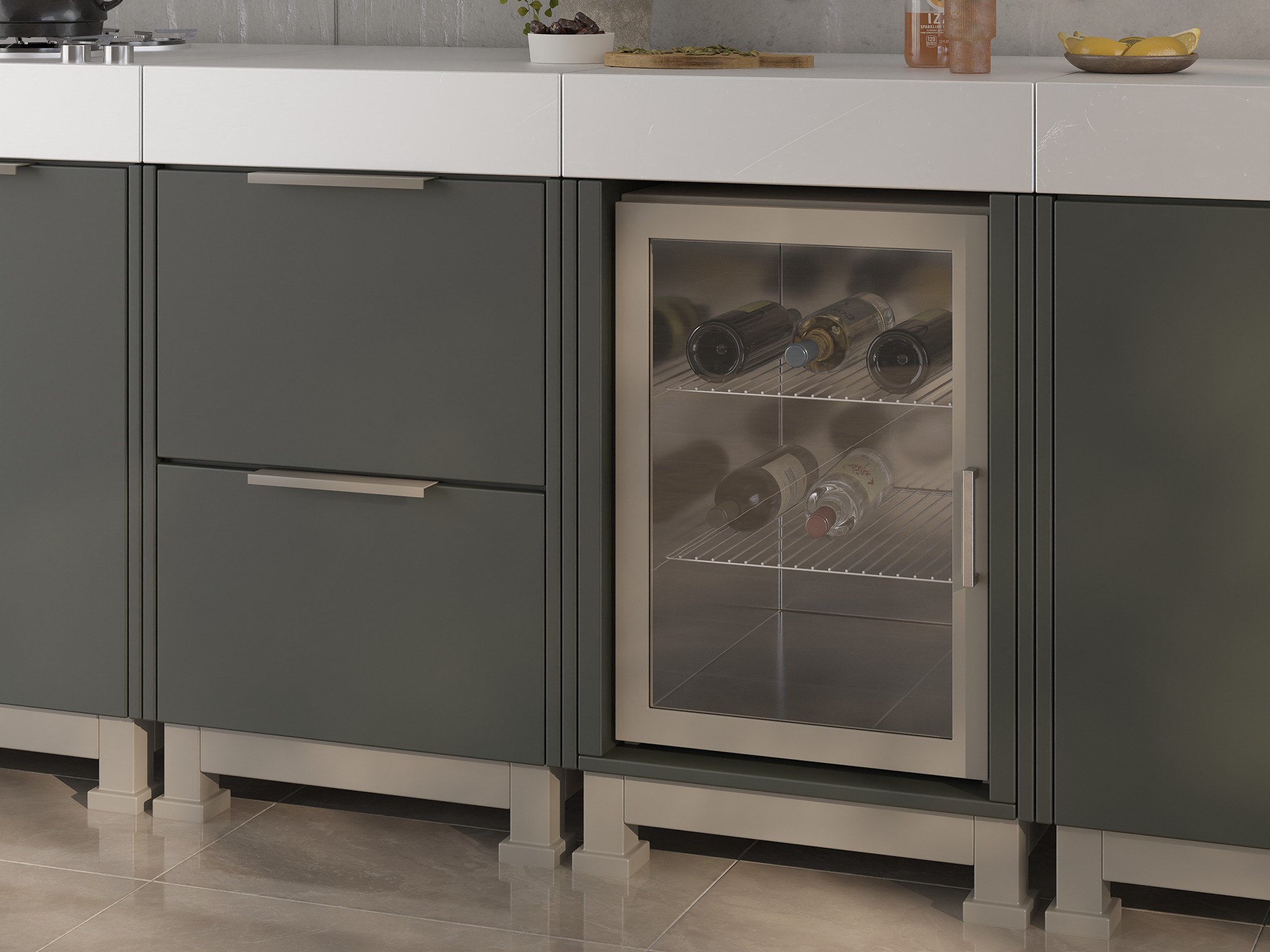 Modern Outdoor Kitchen 02 3D model_5