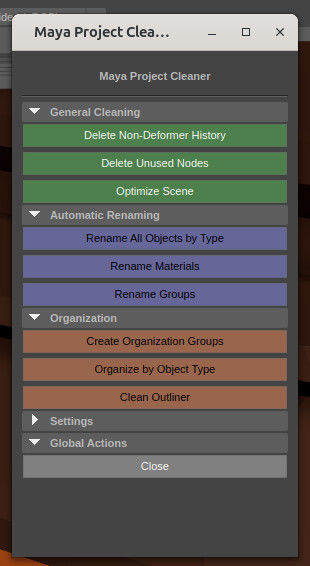 Maya Project Cleaner 3D model_1