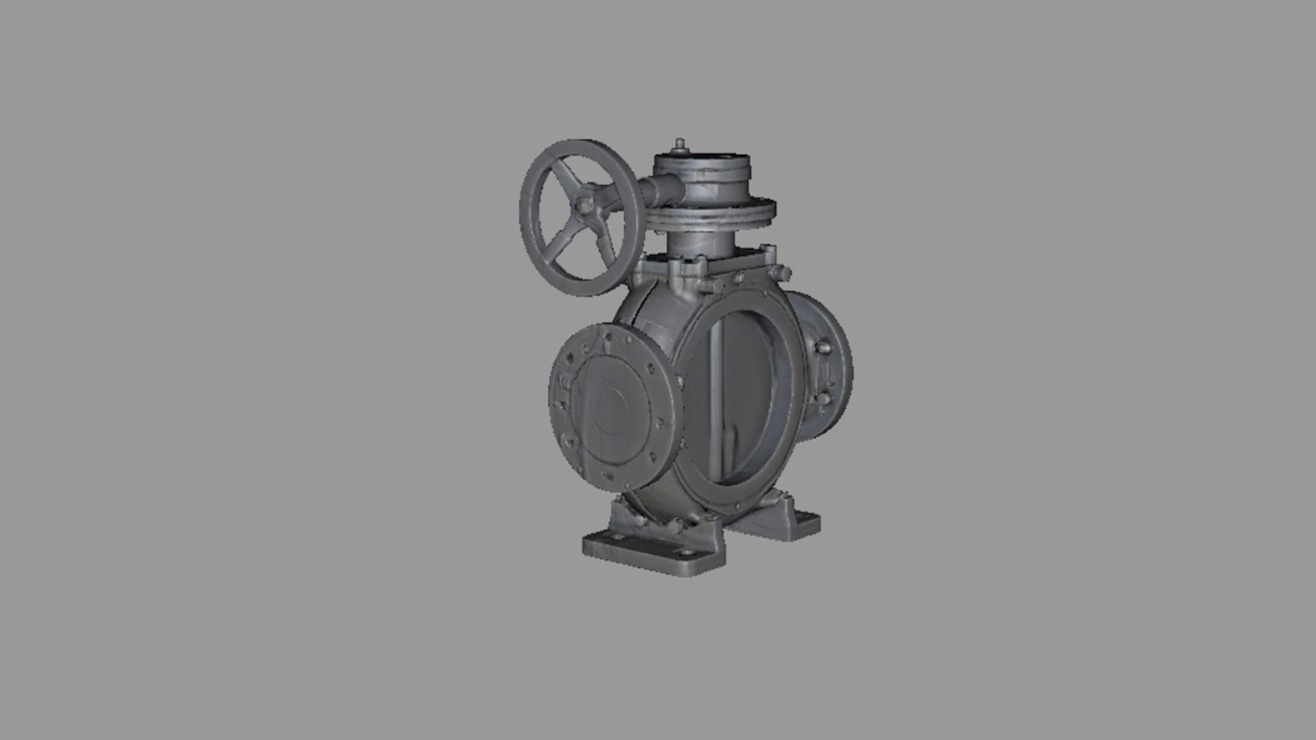 Industrial Valve Duo Pack Low Poly Game Ready 3D Models Low-poly 3D model_6
