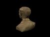 Low Poly Bronze Statue Ataturk 2 Low-poly 3D model_1