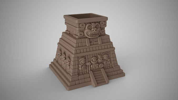 Temple Pen Holder 3D print model