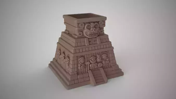 Temple Pen Holder