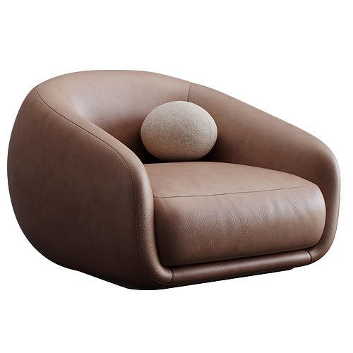 Montholon Lounge Chair  3D model