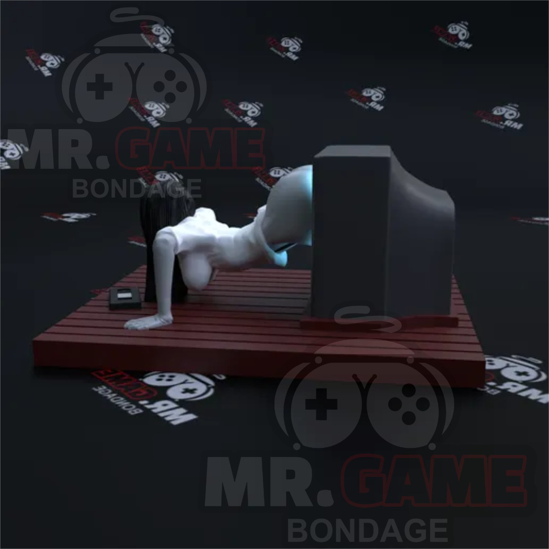 Sadako Yamamura Big Ass Tv 3D print model_1