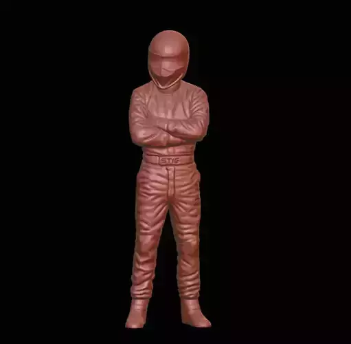 Car Racer Driver figurine