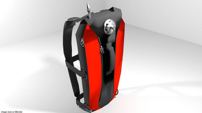 Backpack - Hydration 3D model