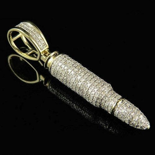Hip Hop Bullet Pendant