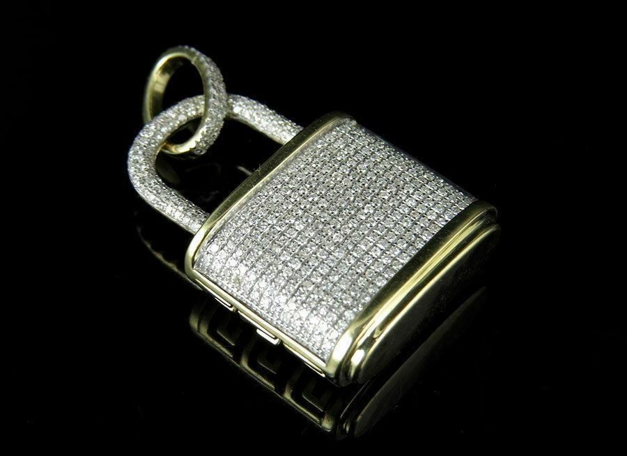 Hip Hop Padlock Pendant 3D print model_0