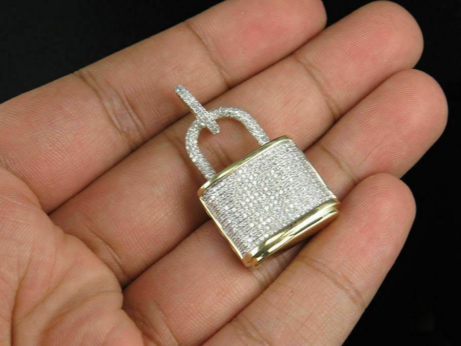 Hip Hop Padlock Pendant 3D print model_3