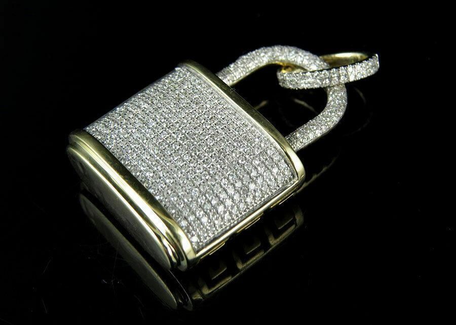 Hip Hop Padlock Pendant 3D print model_4