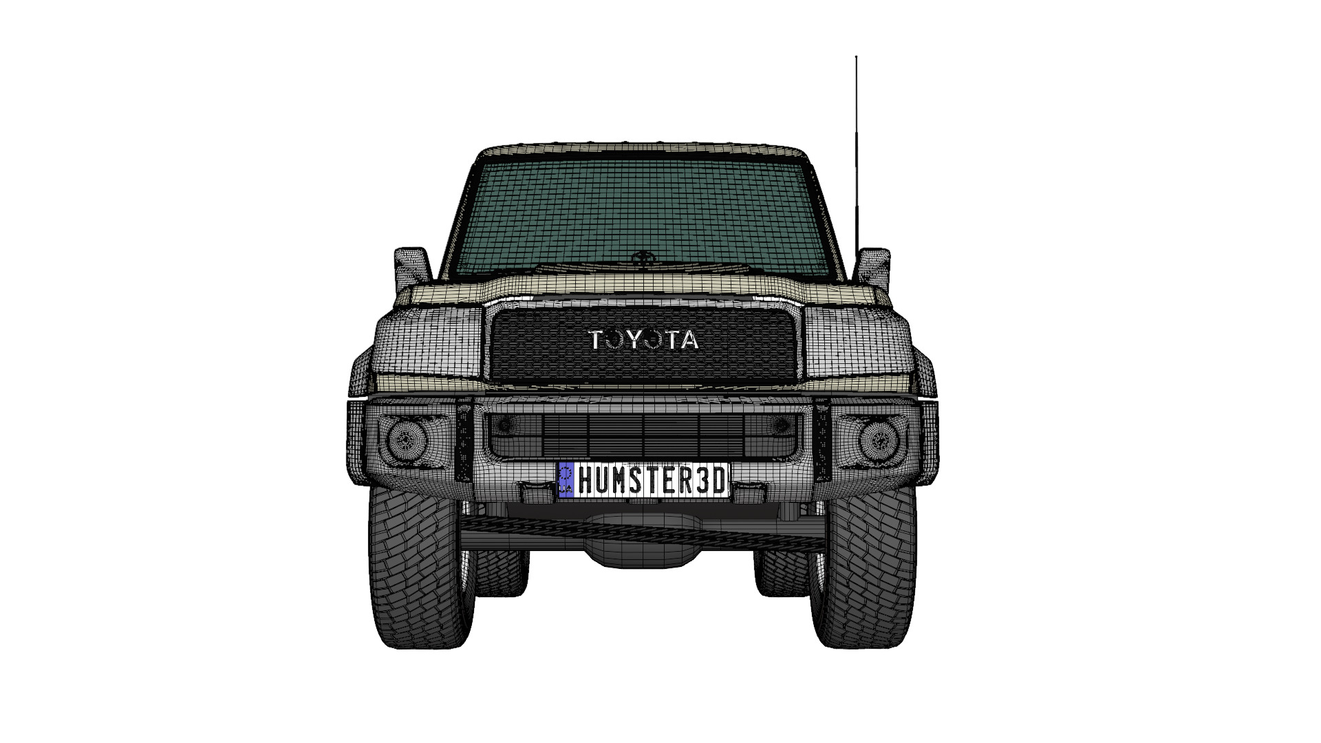 toyota land cruiser 3D model_15