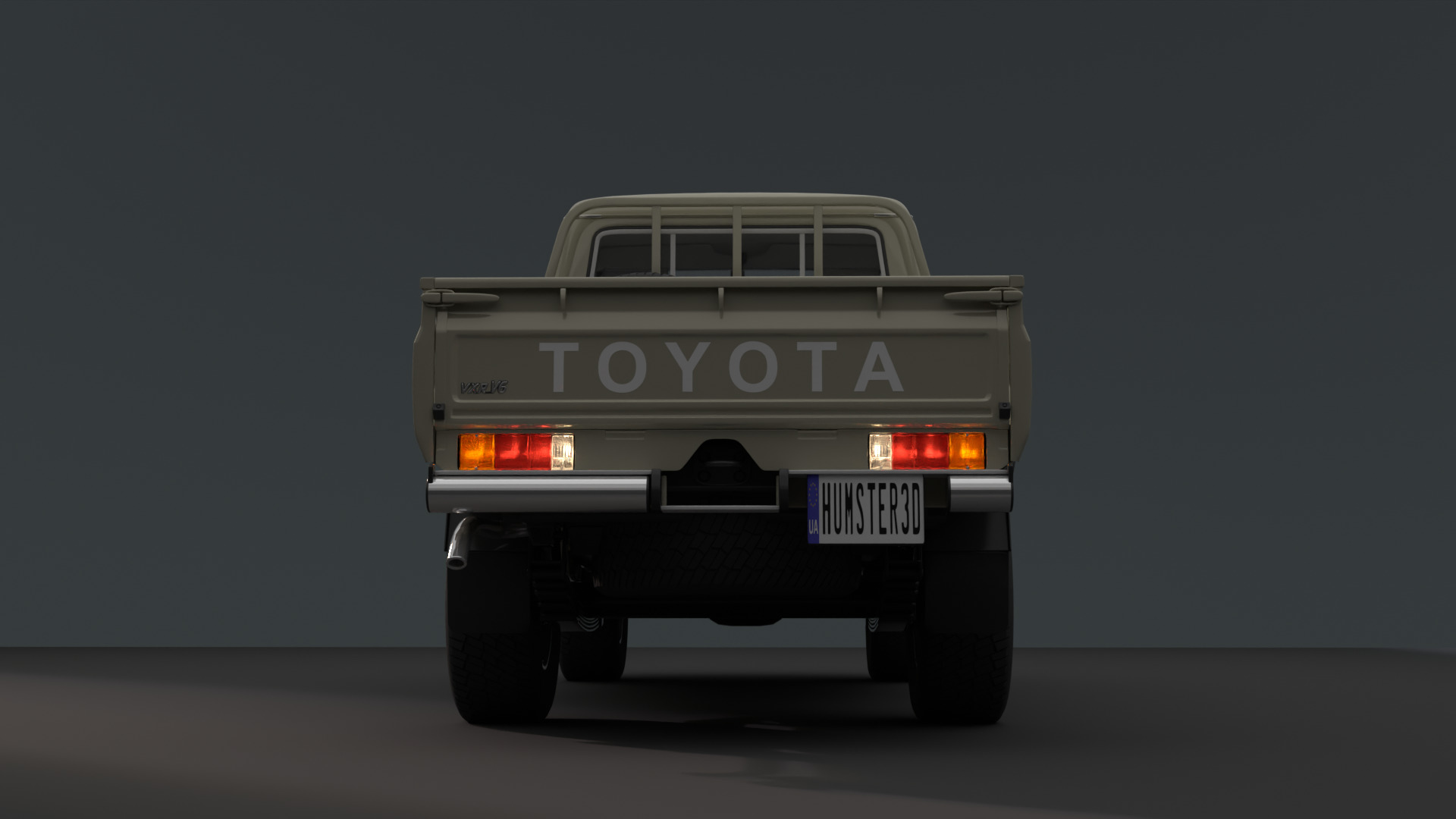 toyota land cruiser 3D model_4