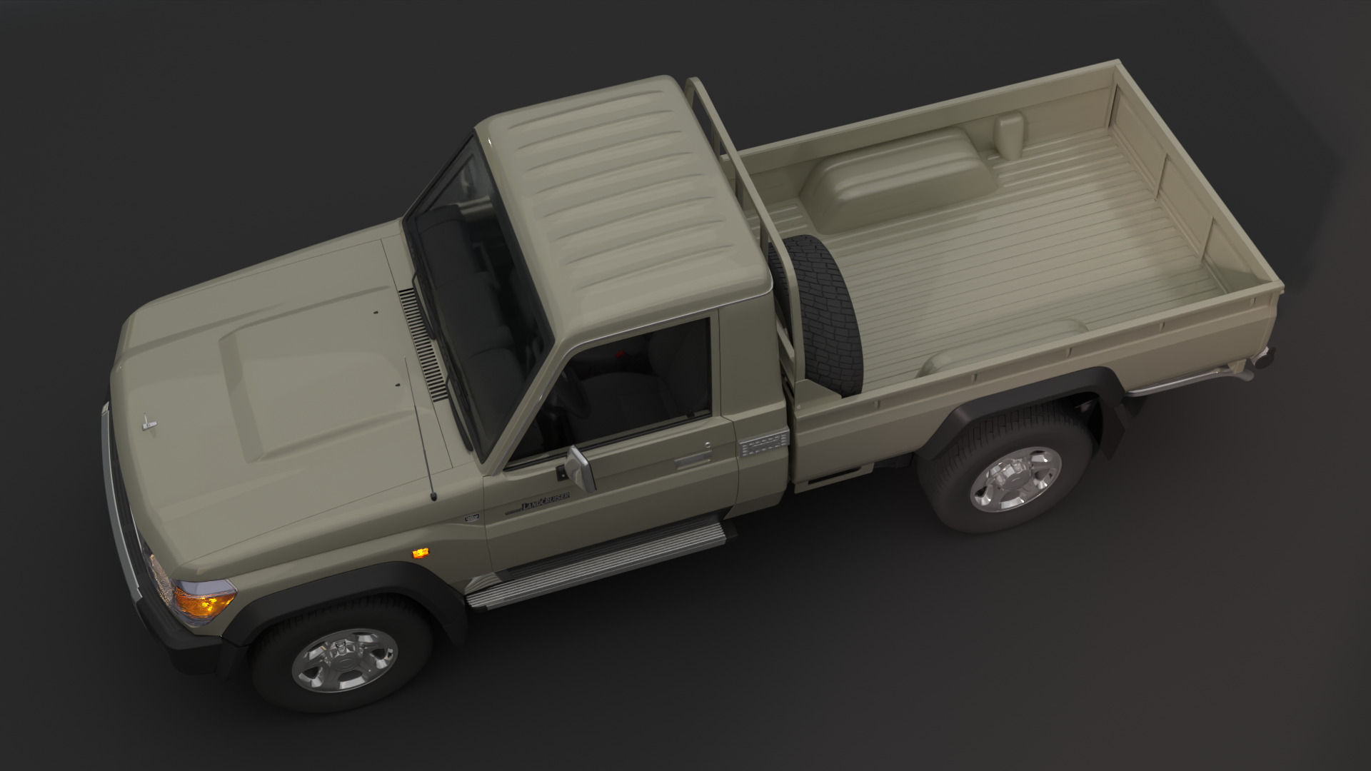 toyota land cruiser 3D model_3