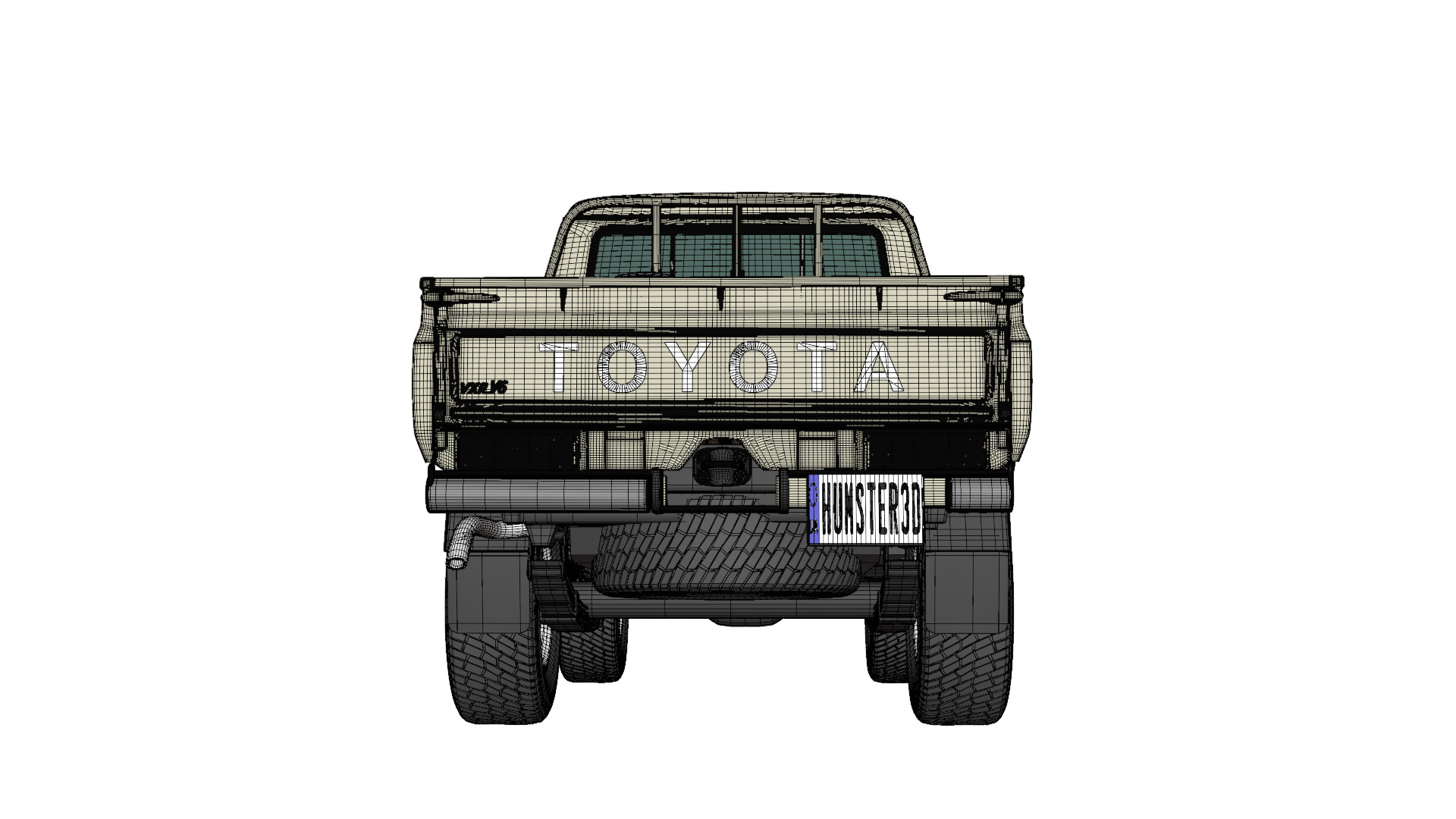 toyota land cruiser 3D model_12