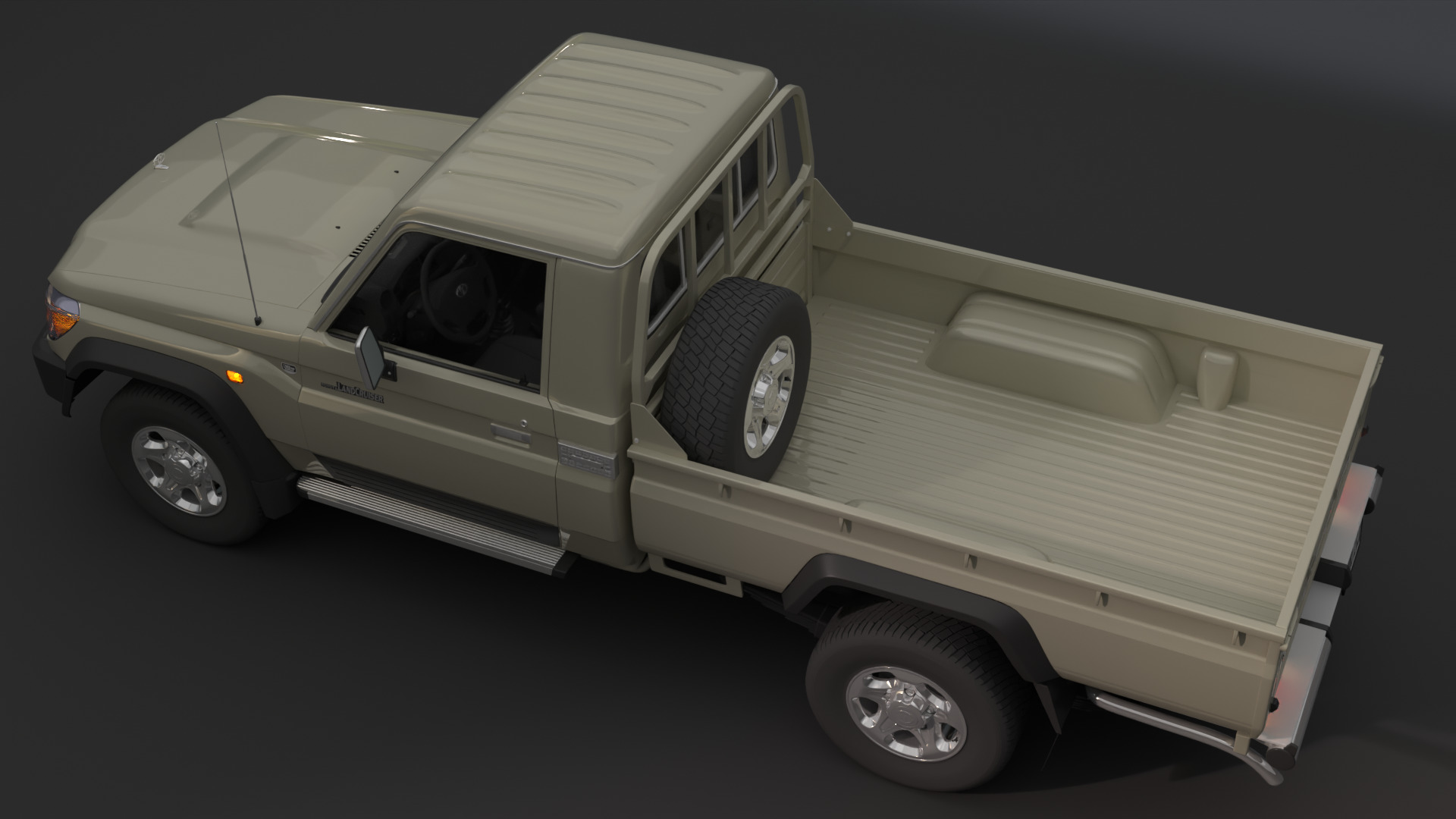 toyota land cruiser 3D model_1